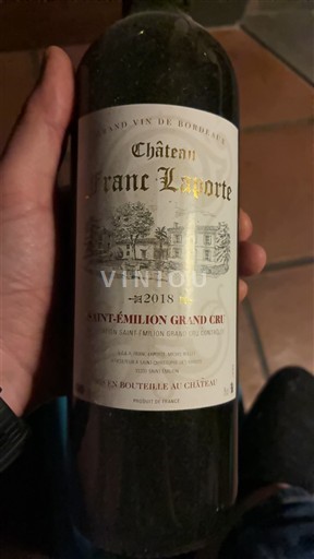 Bordeaux Saint-Émilion Grand Cru Grand Cru Château Franc Laporte 2018