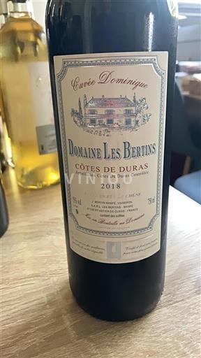 Zuidwest-Frankrijk Côtes-de-duras Domaine Les Bertins Dominique 2018