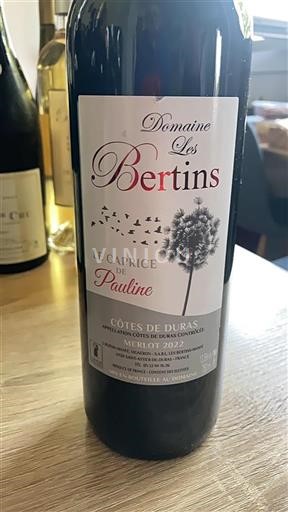Zuidwest-Frankrijk Côtes-de-duras Domaine Les Bertins Le Caprice de Pauline 2022