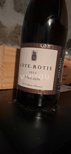 Rhônedalen Côte-rôtie Yves Cuilleron Madinière 2015