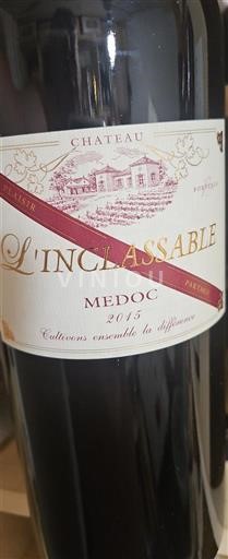 Burdeos Médoc Château L'Inclassable 2015