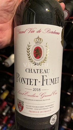Bordeaux Saint-Émilion Grand Cru Grand Cru Château Pontet-Fumet 2018
