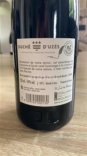 Valle del Rodano Ducato di Uzès Les Collines du Bourdic 2021
