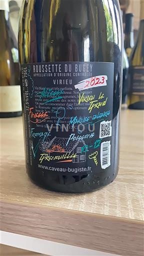 Savoie ja Bugey Roussette de Bugey Caveau Bugiste Virieu 2023