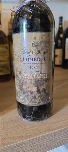 Bordeaux Pomerol Clos Taillefer Barrail 1985