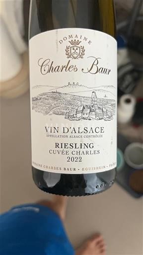 Alsace Grand Cru Domaine Charles Baur Charles 2022