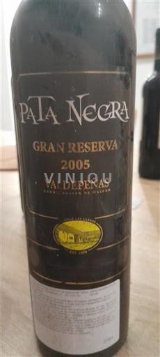 Castilië-La Mancha Valdepeñas Pata Negra Gran Reserva 2005