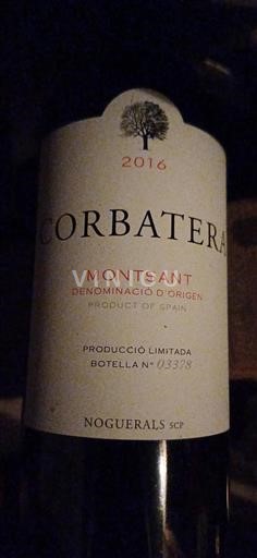 Katalonien Montsant Noguerals SCP Corbatera 2016