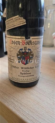 Moseldalen Ospecificerad Losen-Bockstanz Wittlicher Lay 1988