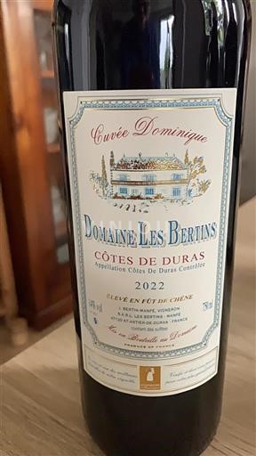 Zuidwest-Frankrijk Côtes-de-duras Domaine Les Bertins Dominique 2022