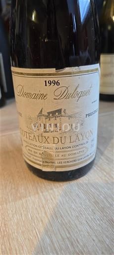 Loiredalen Coteaux-du-Layon Domaine Duloquet Prestige 1996