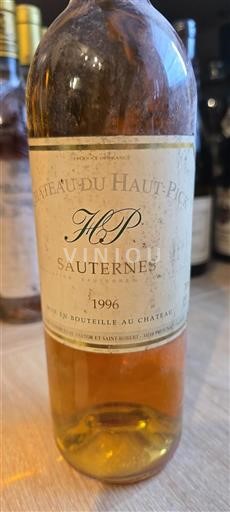 Bordéus Sauternes Château Haut-Pick 1996