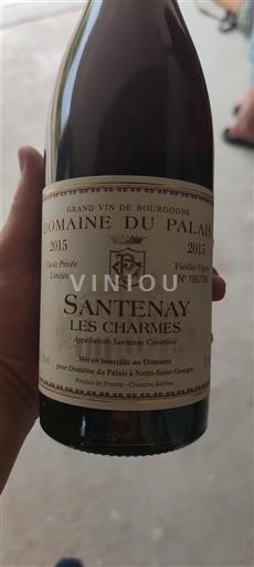 Burgundi Santenay Domaine Palais Les Charmes 2015