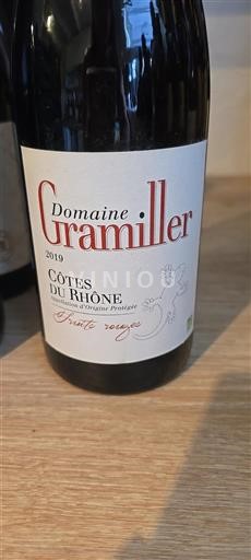 Rhône Valley Côtes du Rhône Domaine Gramiller Fruits rouges 2019