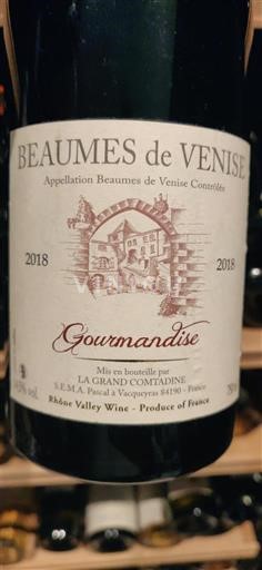 Valle del Rodano Beaumes de Venise La Grand Comtadine Gourmandise 2018
