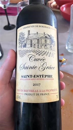 Bordeaux Saint-Estèphe Cuvée Sainte Grâce 2017