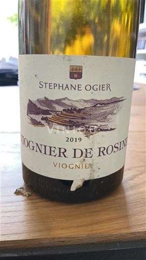 Alpi e Paesi Rodaniani Collines Rodanesi Stéphane Ogier Viognier de Rosine 2019