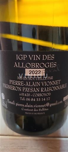 Alpen und Rhônetal Weine der Allobroger Pierre-Alain Vionnet 2022