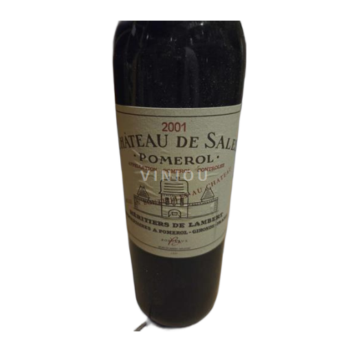 Bordeaux Pomerol Château Sales Heritier Lambert 2001