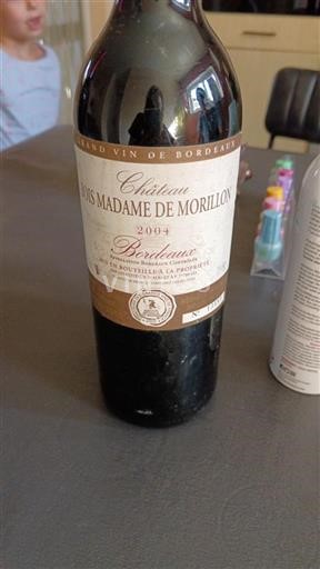 Bordeaux Château Bois Madame de Morillon 2004