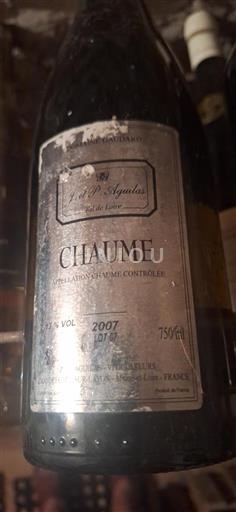 Loiretal Chaume Domaine Gaudard J. et P. Aguilas 2007