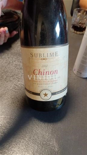 Loire Valley Chinon Caves des Vins de Rabelais Sublime 2002
