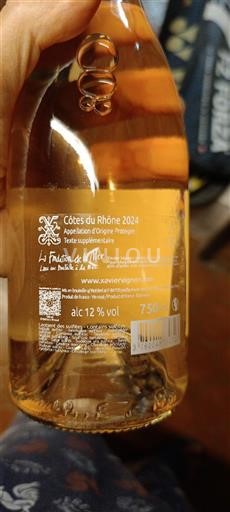 Rhônen laakso Côtes-du-rhône XAVIER VIGNON 2024