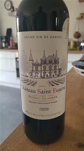 Bordeaux Pessac-Léognan Château Saint Eugène 2020