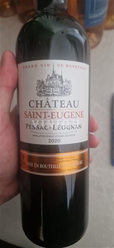 Bordeaux Pessac-Léognan Château Saint Eugène 2020
