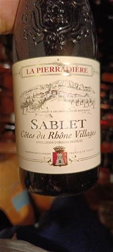 Rona dolina Côtes-du-Rhône-Villages La Pierradière 2021