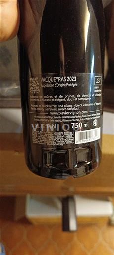 Rhônen laakso Vacqueyras XAVIER VIGNON 2023