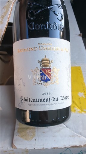 Thung lũng Rhône Châteauneuf-du-pape Domaine Raymond Usseglio & Fils 2015