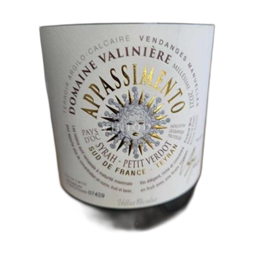 Languedoc ja Roussillon Pays d'Oc Domaine Valinière Appassimento 2023