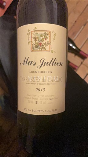 Langvedok Terrasses-du-Larzac Mas Jullien Lous Rougeos 2015