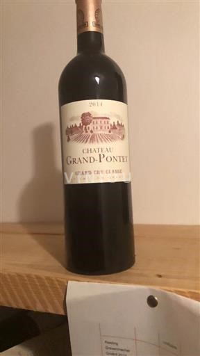 Bordeaux Saint-Émilion Grand Cru Classé Château Grand-Pontet 2014