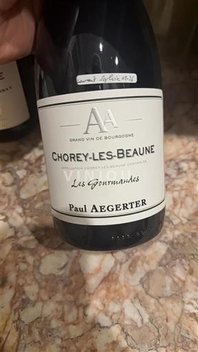 Burgundy Chorey-lès-Beaune Paul AEGERTER Les Gourmandes 2023