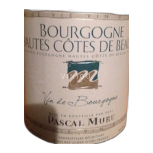 Bourgogne Hautes Côtes de Beaune Pascal Mure 2017