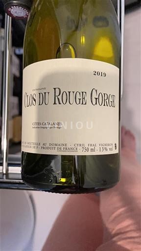 Languedoc and Roussillon Côtes Catalanes Clos du Rouge Gorge 2019