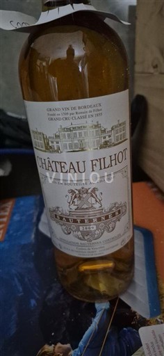 Bordeaux Sauternes Filhot 2009