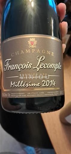 Champaña Champán Premier Cru François Lecompte 2014