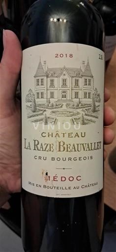 Bordéus Médoc Cru Bourgeois Château La Raze Beauvallet 2018