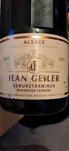 Alsace Jean Geiler Inspiration Terroirs 2021