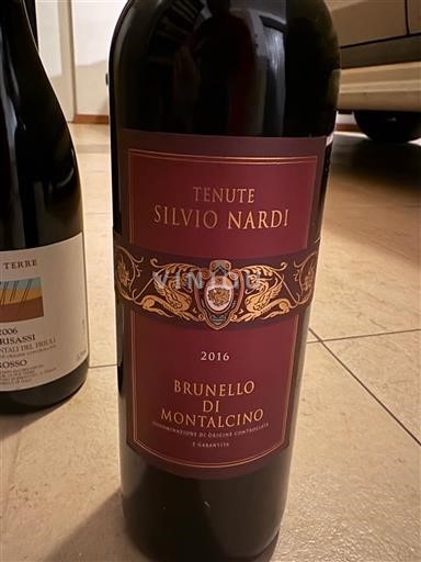 Toscana Brunello di Montalcino Tenute Silvio Nardi 2016