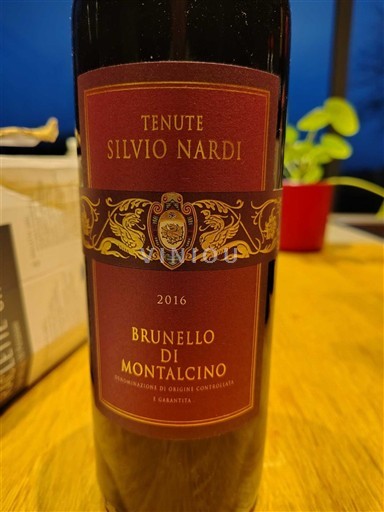 Toscana Brunello di Montalcino Tenute Silvio Nardi 2016
