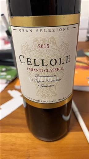 Toscana Chianti Classico San Fabiano Calcinaia Cellole 2015