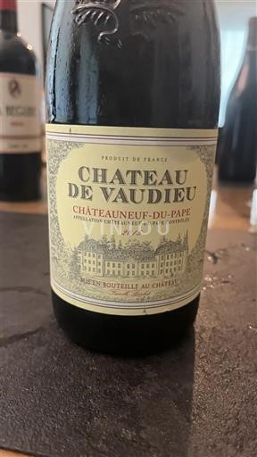 Rhônedalen Châteauneuf-du-Pape Château Vaudieu 2015