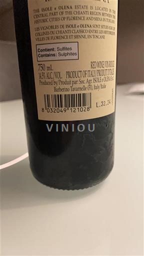 Toscana Chianti Classico Isole e Olena Không niên vụ