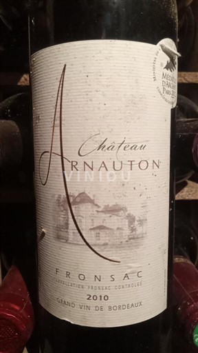 Bordeaux Fronsac Château Arnauton 2010