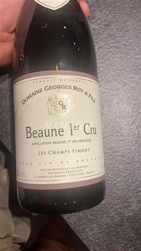Borgonha Beaune Premier Cru Domaine Georges Roy & Fils Les Champs Pimont Não Sazonado