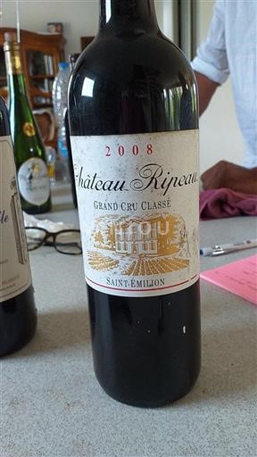 Bordeaux Saint-Émilion Grand Cru Château Ripeau 2008